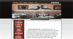 Desktop Screenshot of europecafegrill.com